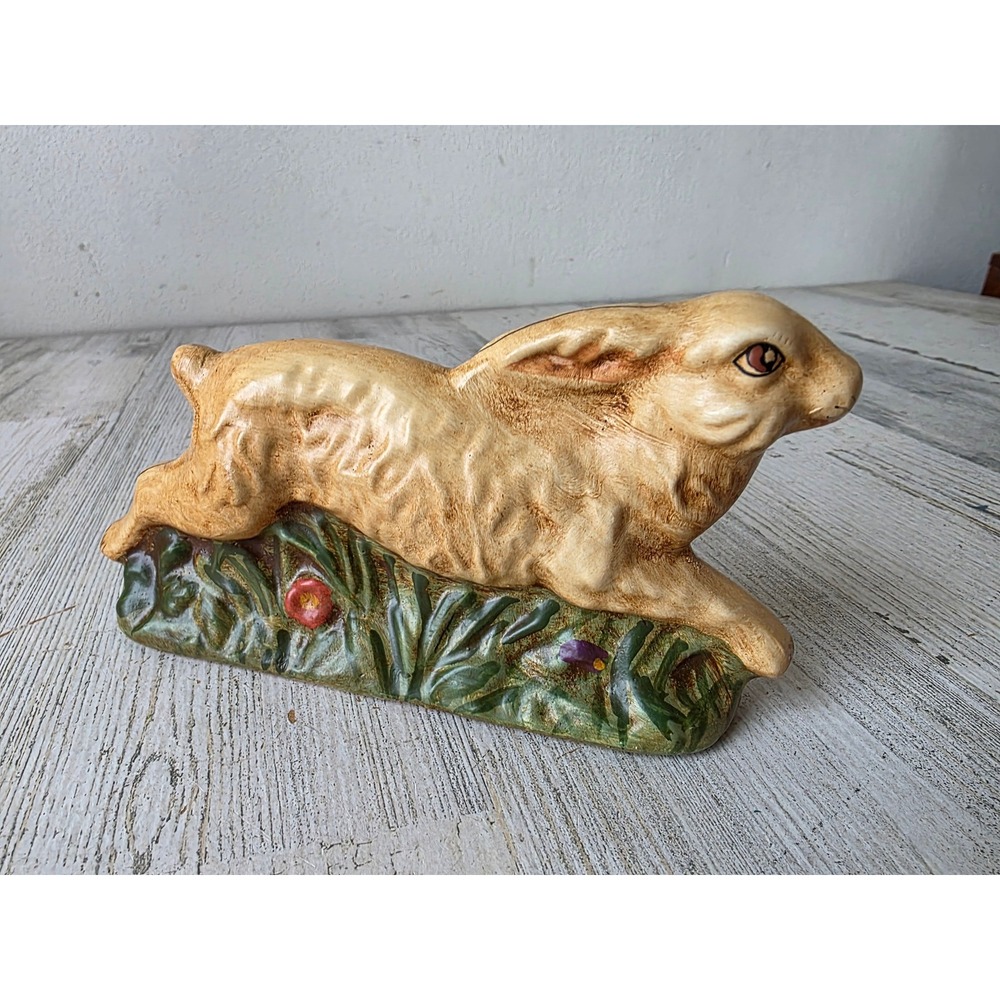 Vintage Priscilla Harrison 203 rabbit bunny Easter statue figurine running